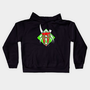 Red Dragon Head/Skull Kids Hoodie